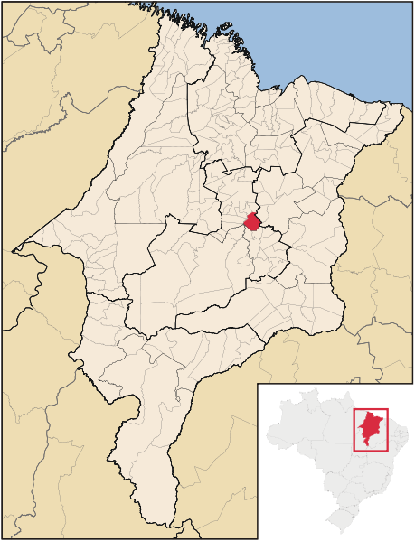 Mapa Santo Antonio dos Lopes