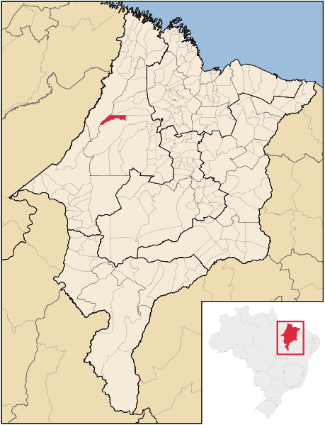 mapa São João do Caru