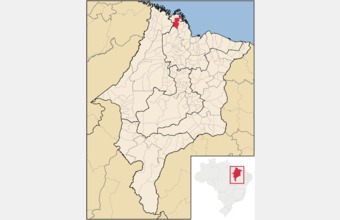 mini mapa Serrano do MaranhÃ£o