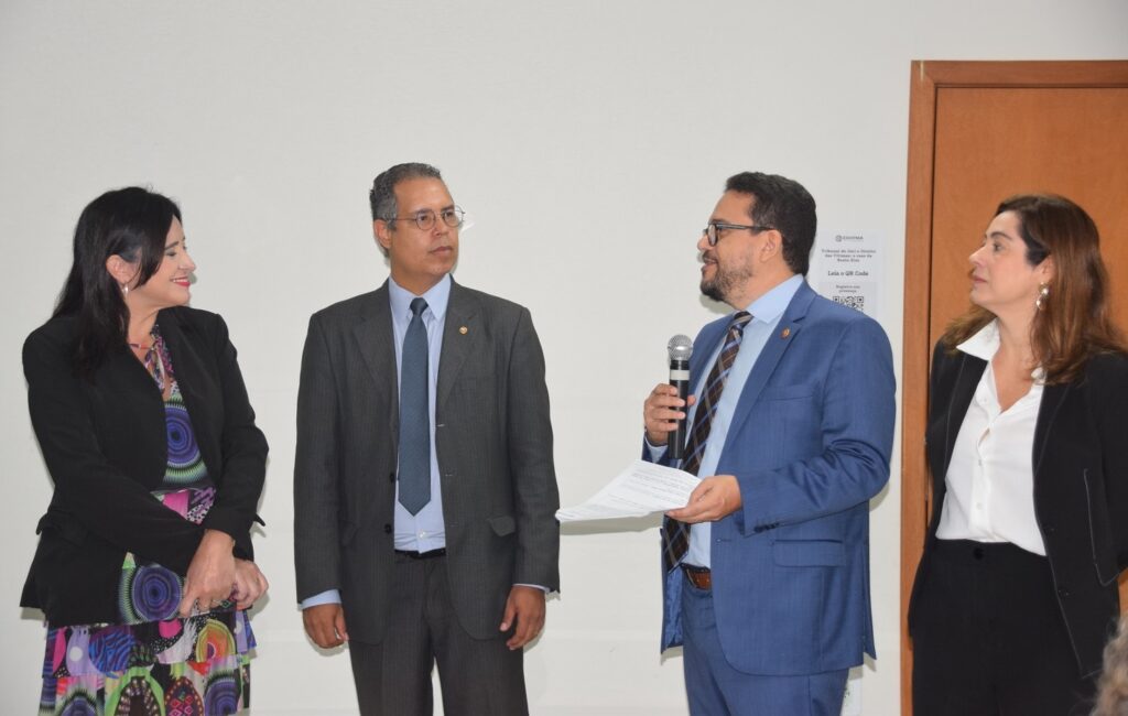 Membros do MPMA recepcionaram e apresentaram a promotora de justiça do MPRS