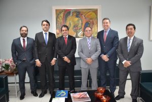 PGJ recebe visita institucional do presidente da Conamp